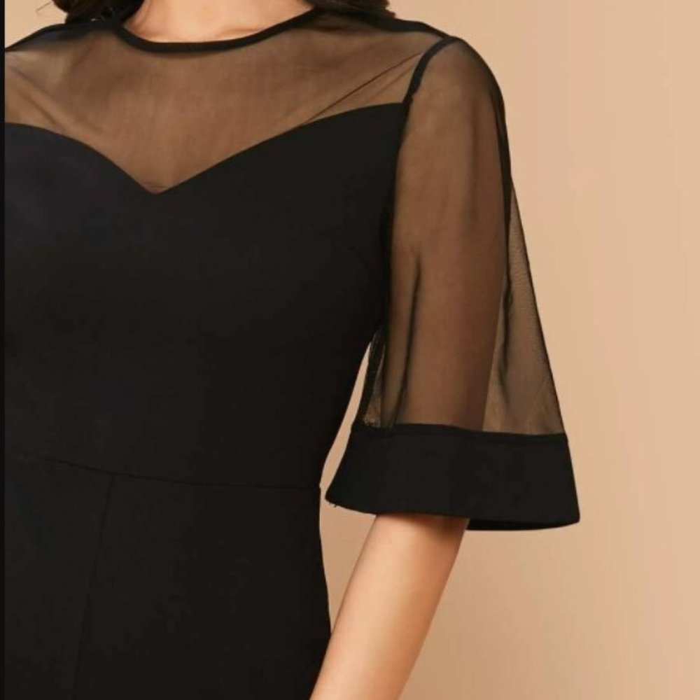 Hot black romper with sheer detailing brand new - Picture 3 of 4